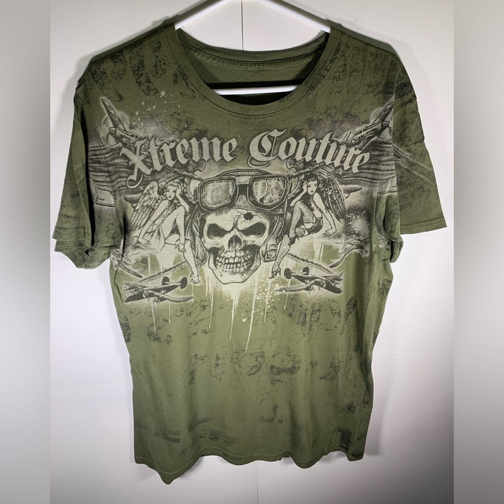 Xtreme couture limited edition pin up graphic shirt
